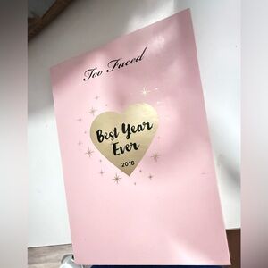 Too Faced Best Year Ever Pink and Gold Planner